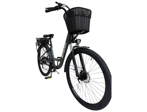 Велосипед с электромотором SPARK E-CITY COMFORT 18" 48V/500W/12,8Ah темно-серый
