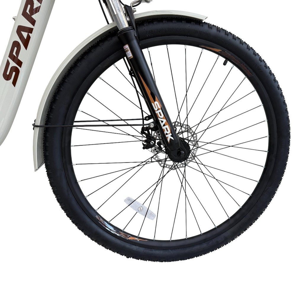 Велосипед з електромотором SPARK E-CITY COMFORT 18 48V/500W/12,8Ah темно-синій