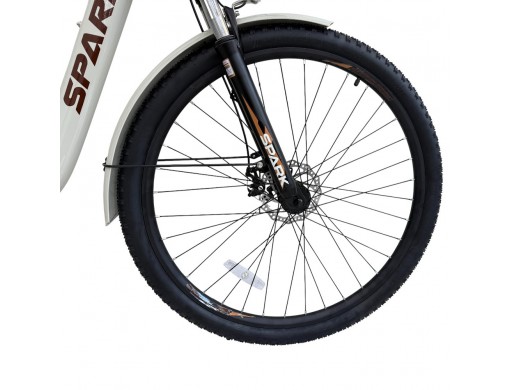 Велосипед с электромотором SPARK E-CITY COMFORT 18" 48V/500W/12,8Ah светло-серый