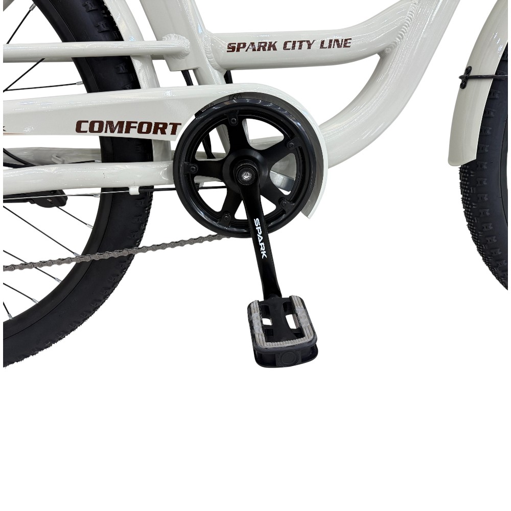 Велосипед з електромотором SPARK E-CITY COMFORT 18 48V/500W/12,8Ah темно-синій