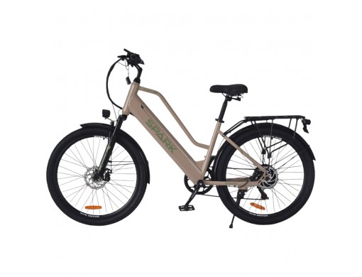 Велосипед з електромотором SPARK E-CITY EASY GO 17" 48V/500W/12,5Ah бежевий