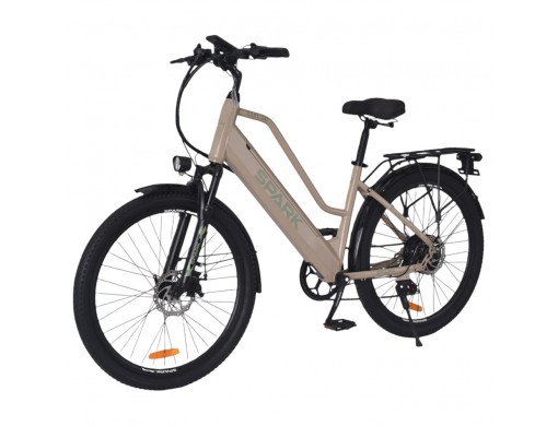 Велосипед з електромотором SPARK E-CITY EASY GO 17" 48V/500W/12,5Ah бежевий