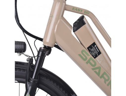Велосипед з електромотором SPARK E-CITY EASY GO 17" 48V/500W/12,5Ah бежевий