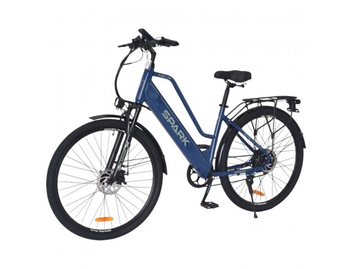 Велосипед з електромотором SPARK E-CITY EASY GO 18" 48V/500W/12,5Ah синій