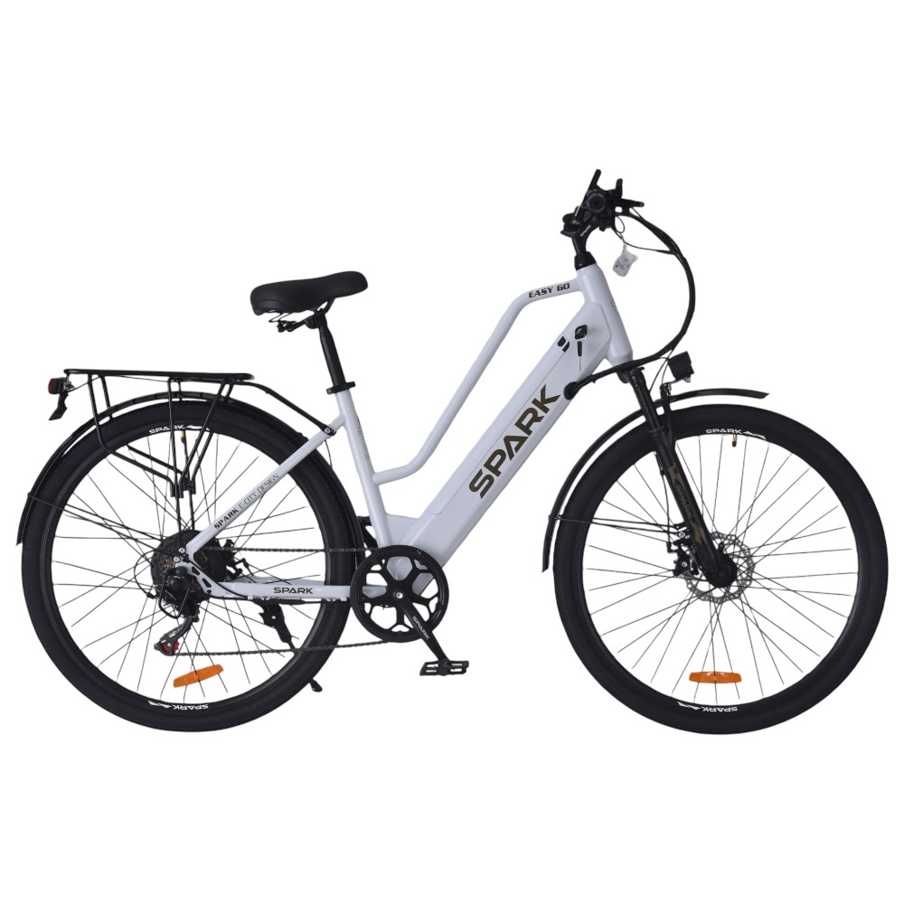 Купить Велосипед з електромотором SPARK E-CITY EASY GO 18" 48V/500W/12,5Ah сірий