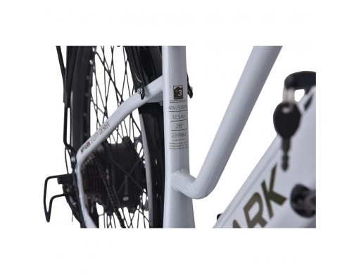 Велосипед з електромотором SPARK E-CITY EASY GO 18" 48V/500W/12,5Ah сірий