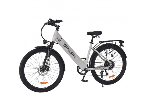 Велосипед з електромотором SPARK E-CITY EASY WAY 17" 48V/500W/12,5Ah сірий матовий