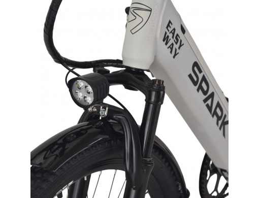 Велосипед з електромотором SPARK E-CITY EASY WAY 17" 48V/500W/12,5Ah сірий матовий