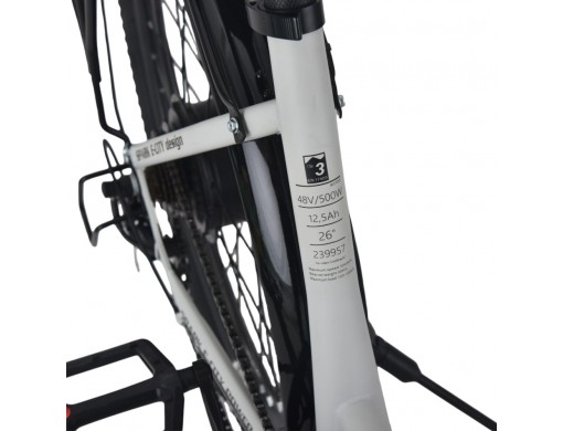 Велосипед з електромотором SPARK E-CITY EASY WAY 17" 48V/500W/12,5Ah сірий матовий