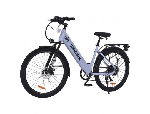 Велосипед з електромотором SPARK E-CITY EASY WAY 17" 48V/500W/12,5Ah блакитний