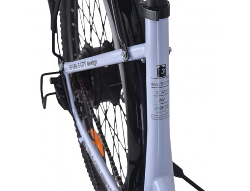 Велосипед з електромотором SPARK E-CITY EASY WAY 17" 48V/500W/12,5Ah блакитний