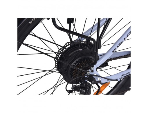 Велосипед з електромотором SPARK E-CITY EASY WAY 17" 48V/500W/12,5Ah блакитний