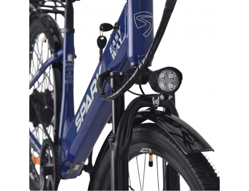Велосипед з електромотором SPARK E-CITY EASY WAY 18" 48V/500W/12,5Ah синій
