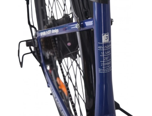 Велосипед з електромотором SPARK E-CITY EASY WAY 18" 48V/500W/12,5Ah синій