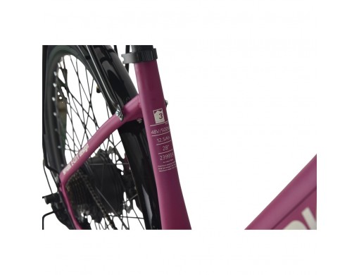 Велосипед з електромотором SPARK E-CITY EASY WAY 18" 48V/500W/12,5Ah фіолетовий матовий