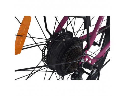 Велосипед з електромотором SPARK E-CITY EASY WAY 18" 48V/500W/12,5Ah фіолетовий матовий