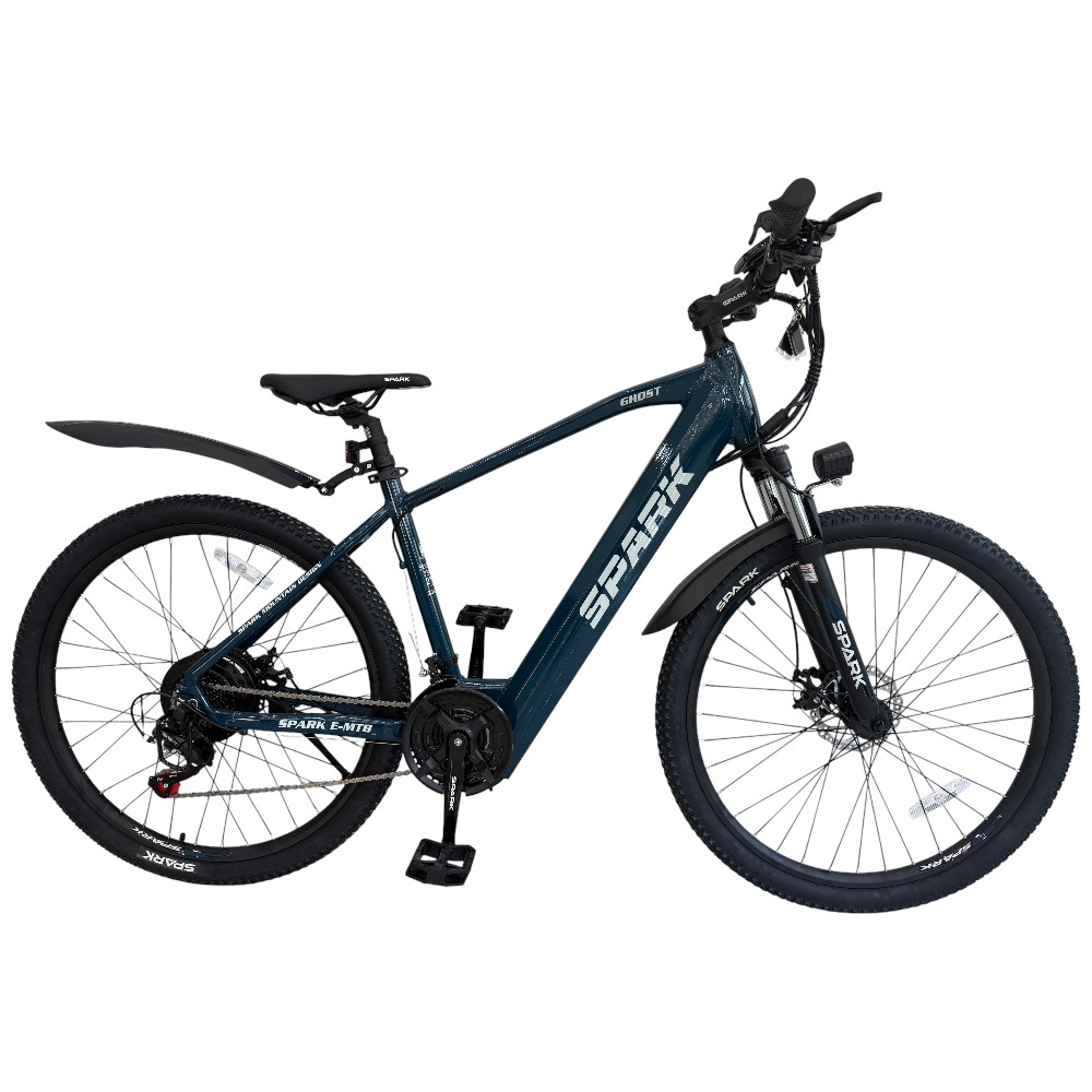 Купить Велосипед з електромотором SPARK E-MTB GHOST 15" 48V/500W/12,8Ah темно-синій