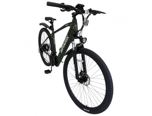 Велосипед з електромотором SPARK E-MTB GHOST 17" 48V/500W/12,8Ah темно-зелений