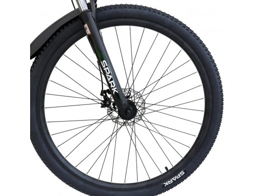 Велосипед з електромотором SPARK E-MTB GHOST 17" 48V/500W/12,8Ah темно-зелений