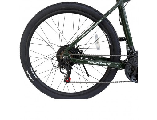 Велосипед з електромотором SPARK E-MTB GHOST 17" 48V/500W/12,8Ah темно-зелений