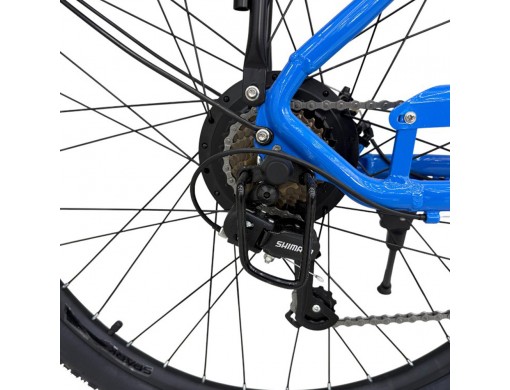 Велосипед з електромотором SPARK E-CITY LITE 18" 48V/500W/12,8Ah синій