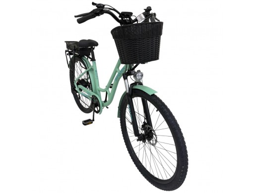 Велосипед з електромотором SPARK E-CITY LITE 18" 48V/500W/12,8Ah м'ятний