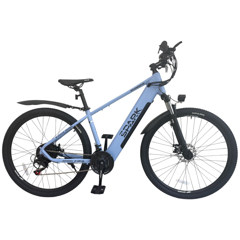 Купить Велосипед з електромотором SPARK E-MTB SHADOW 17" 48V/500W/12,8Ah блакитний (м)