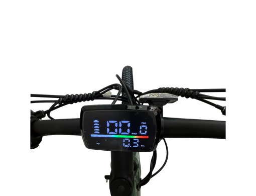 Велосипед з електромотором SPARK E-MTB SHADOW 15" 48V/500W/12,8Ah темно-зелений