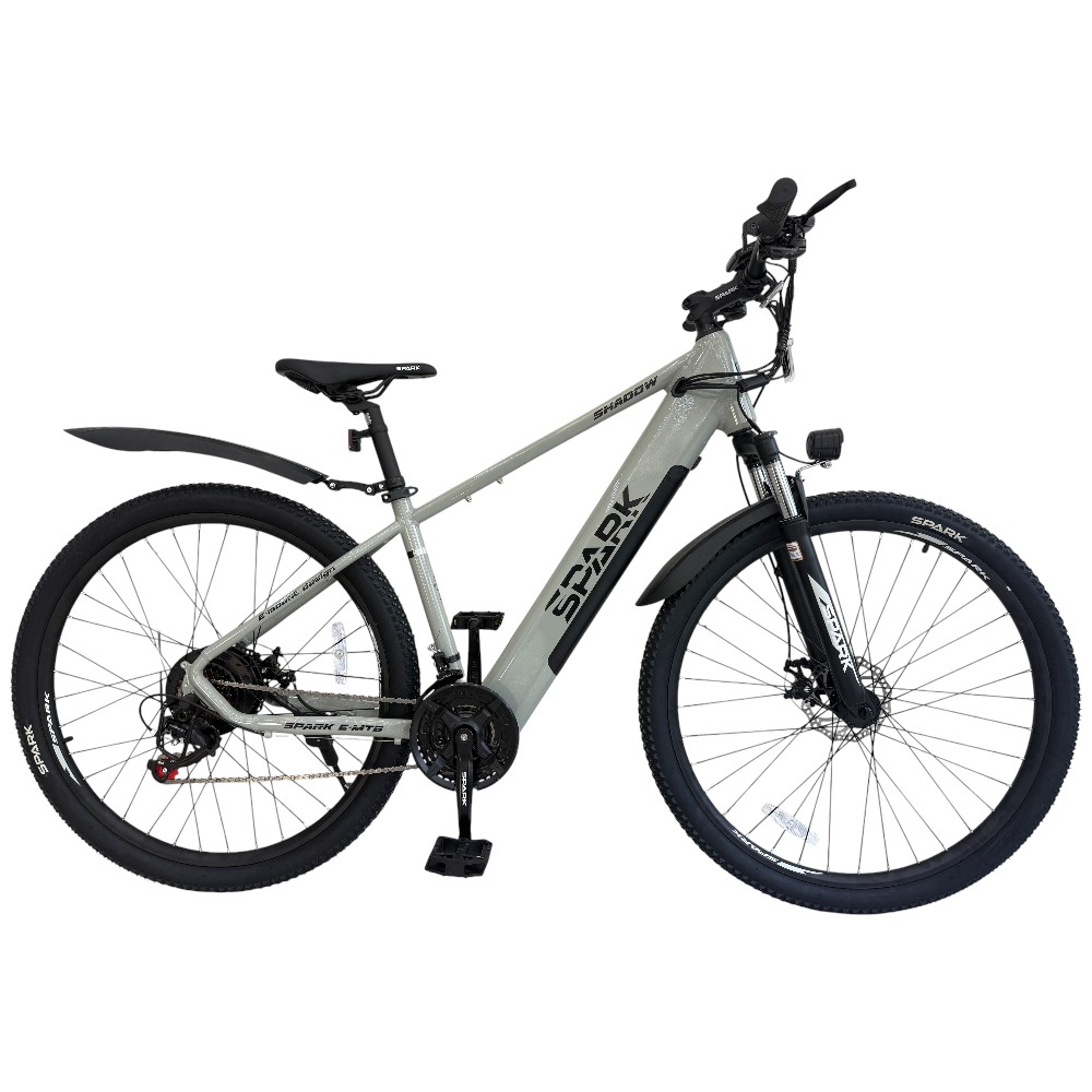 Купить Велосипед з електромотором SPARK E-MTB SHADOW 17" 48V/500W/12,8Ah сірий