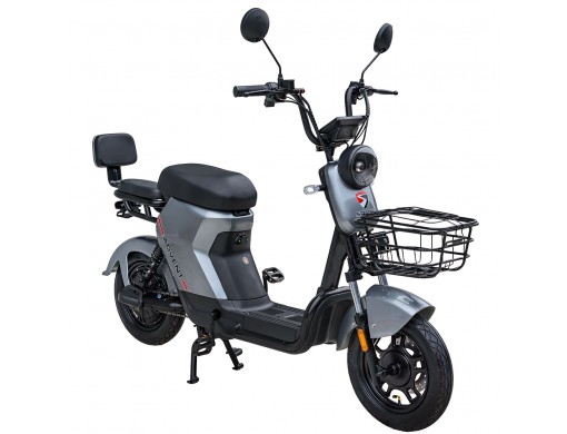 Велосипед з електромотором SPARK ADVENT 14" 48V/500W/20Ah Сірий