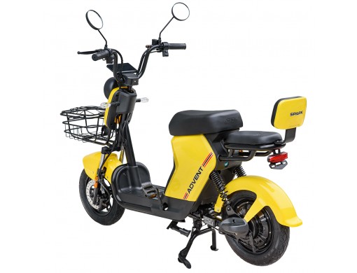 Велосипед з електромотором SPARK ADVENT 14" 48V/500W/20Ah Жовтий