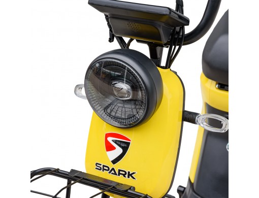 Велосипед з електромотором SPARK ADVENT 14" 48V/500W/20Ah Жовтий