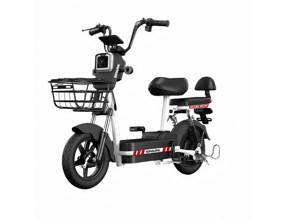 Велосипед з електромотором SPARK BEAM 14" 48V/400W/12Ah Чорний