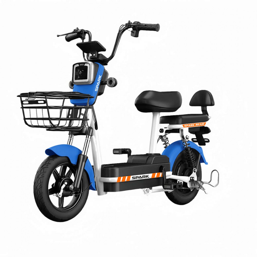 Купить Велосипед з електромотором SPARK BEAM 14" 48V/400W/12Ah Синій