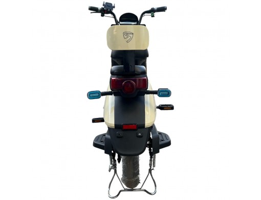 Велосипед з електромотором SPARK BITE 60V/1000W/20Ah 14" Кремово-бежевий