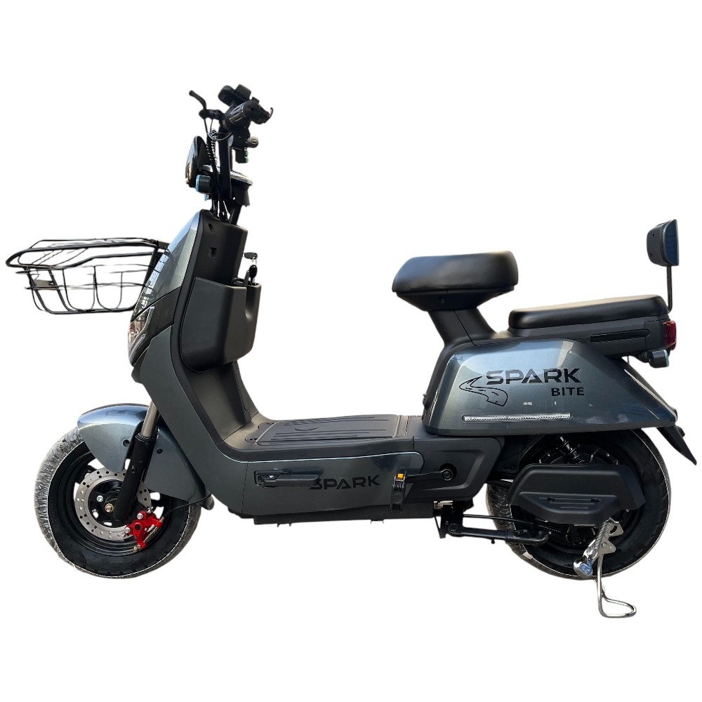 Купить Велосипед з електромотором SPARK BITE 60V/1000W/20Ah 14" Сірий