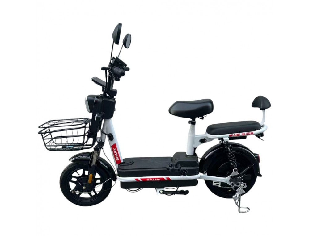 Велосипед з електромотором SPARK BLOOM 14" 48V/400W/12Ah Чорний