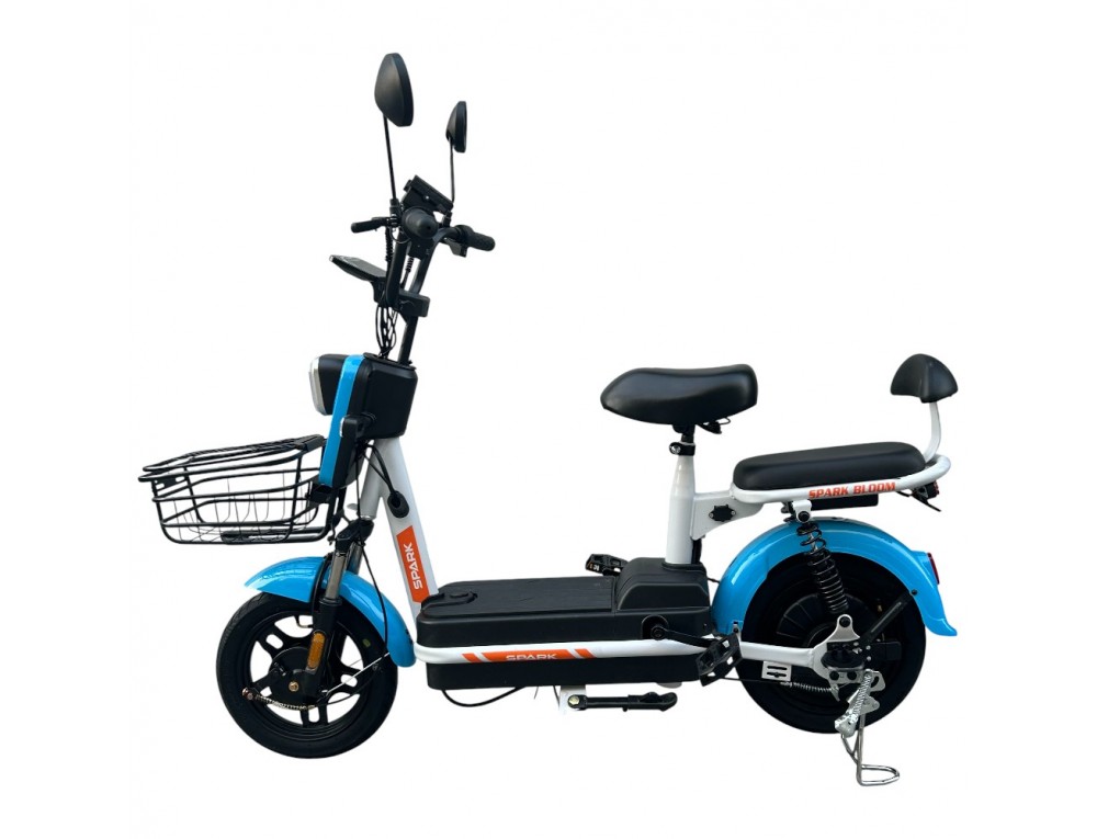 Велосипед з електромотором SPARK BLOOM 14" 48V/400W/12Ah Синій