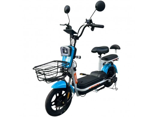 Велосипед з електромотором SPARK BLOOM 14" 48V/400W/12Ah Синій