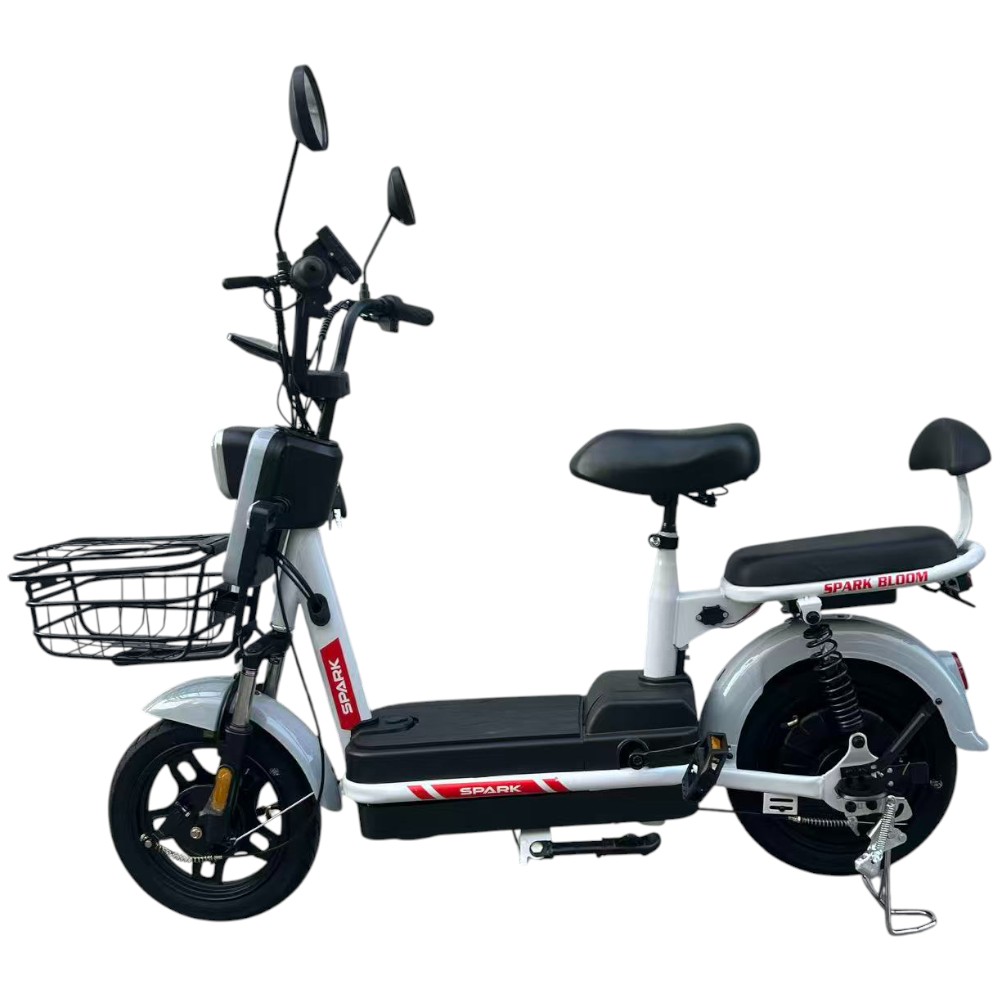 Купить Велосипед з електромотором SPARK BLOOM 14" 48V/400W/12Ah Сірий