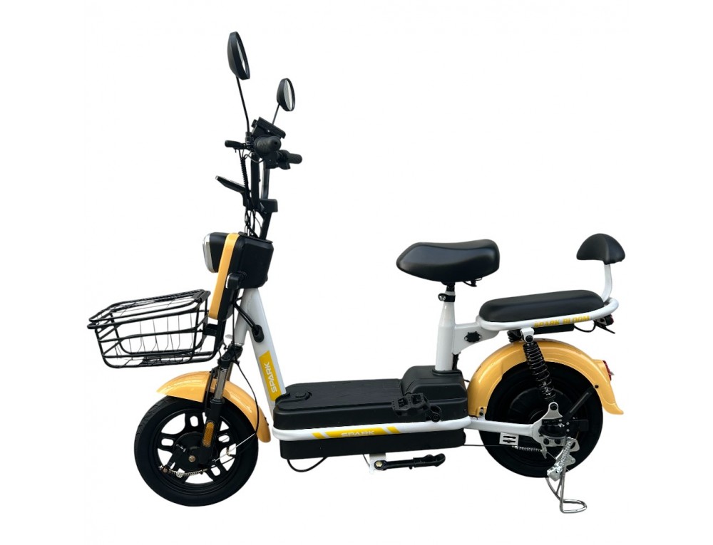 Велосипед з електромотором SPARK BLOOM 14" 48V/400W/12Ah Помаранчевий