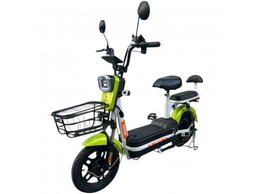 Велосипед з електромотором SPARK BLOOM 14" 48V/400W/12Ah Салатовий