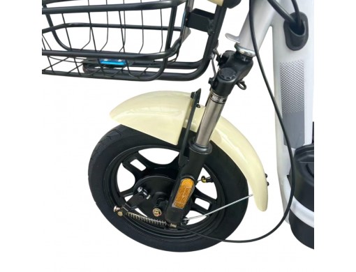 Велосипед з електромотором SPARK BUDDY 14" 48V/500W/12Ah Бежевий