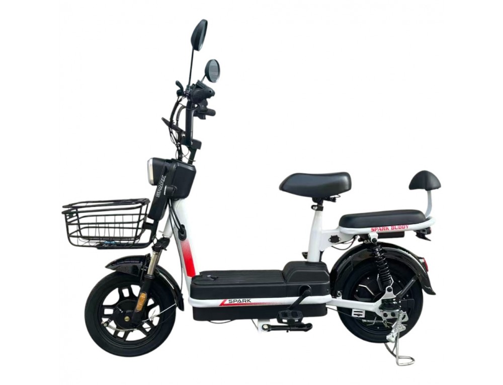 Велосипед з електромотором SPARK BUDDY 14" 48V/500W/12Ah Чорний