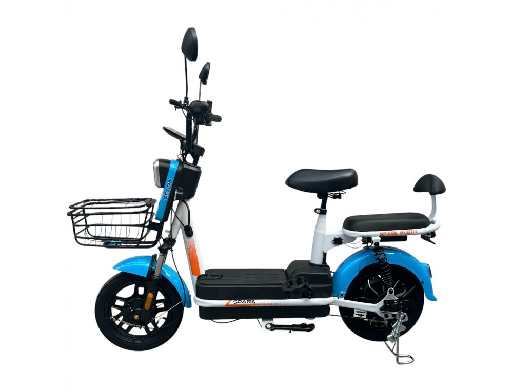 Велосипед з електромотором SPARK BUDDY 14" 48V/500W/12Ah Синій