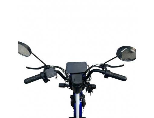 Велосипед з електромотором SPARK BUDDY 14" 48V/500W/12Ah Темно-синій