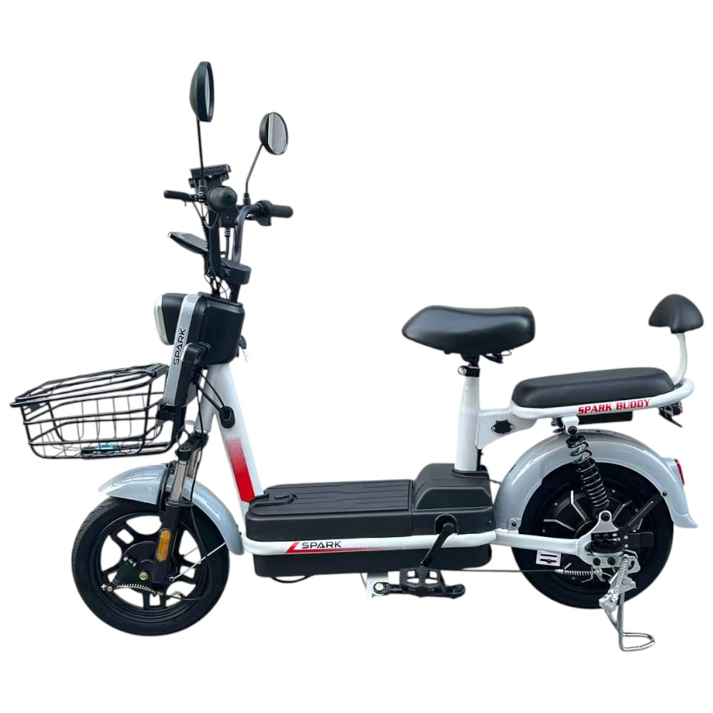 Купить Велосипед з електромотором SPARK BUDDY 14" 48V/500W/12Ah Сірий