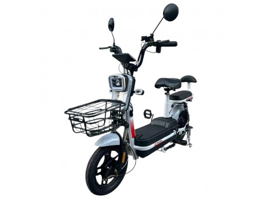 Велосипед з електромотором SPARK BUDDY 14" 48V/500W/12Ah Сірий