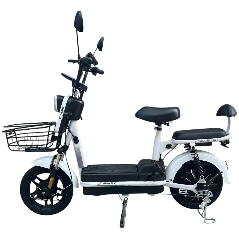 Купить Велосипед з електромотором SPARK BUDDY 14" 48V/500W/12Ah Білий