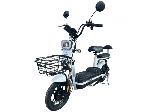 Велосипед з електромотором SPARK BUDDY 14" 48V/500W/12Ah Білий